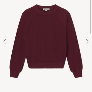 ETERNE SHRUNKEN RAGLAN SWEATSHIRT